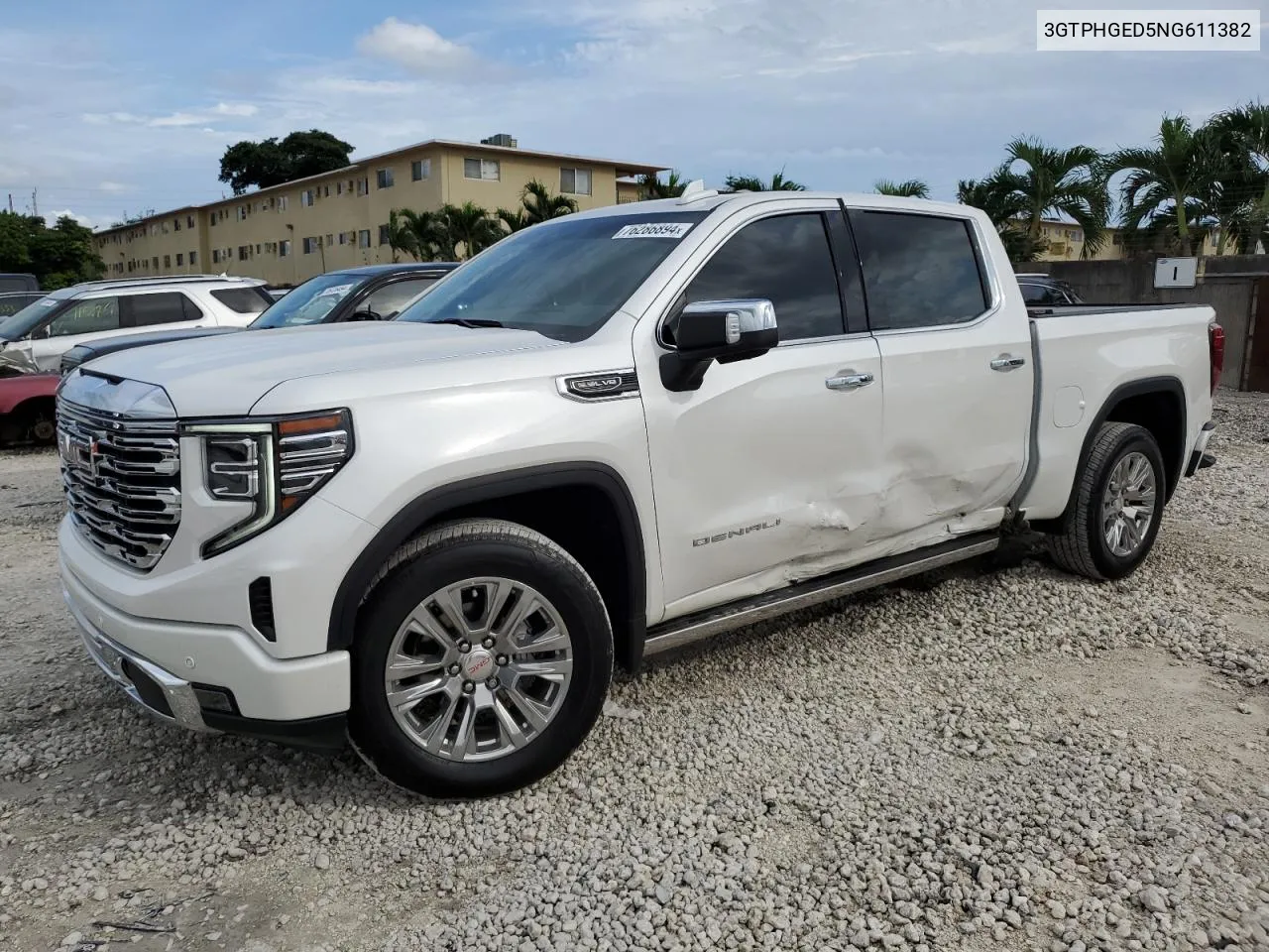 2022 GMC Sierra C1500 Denali VIN: 3GTPHGED5NG611382 Lot: 76286894