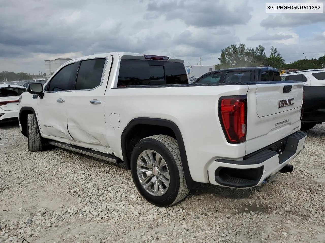 2022 GMC Sierra C1500 Denali VIN: 3GTPHGED5NG611382 Lot: 76286894