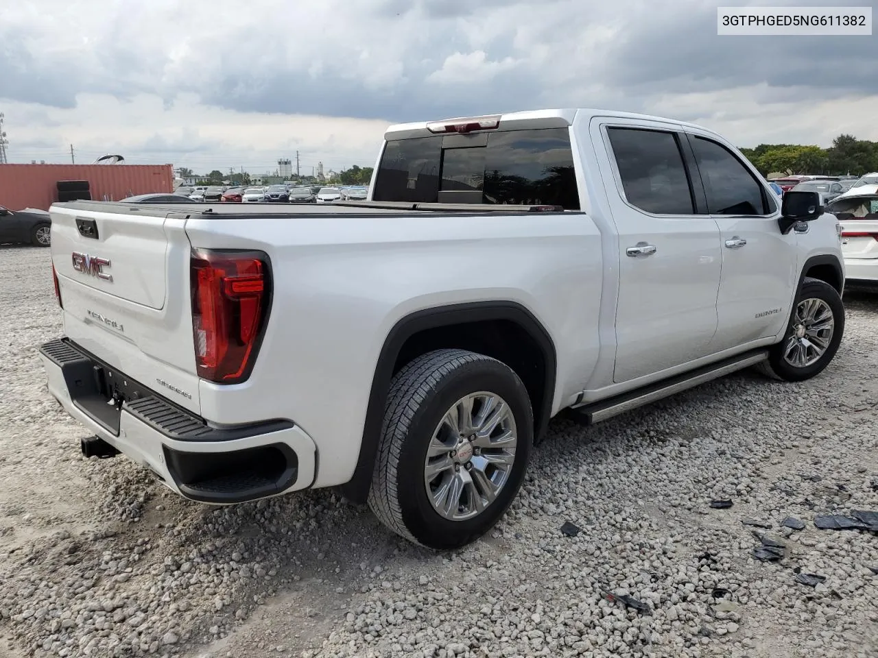 2022 GMC Sierra C1500 Denali VIN: 3GTPHGED5NG611382 Lot: 76286894