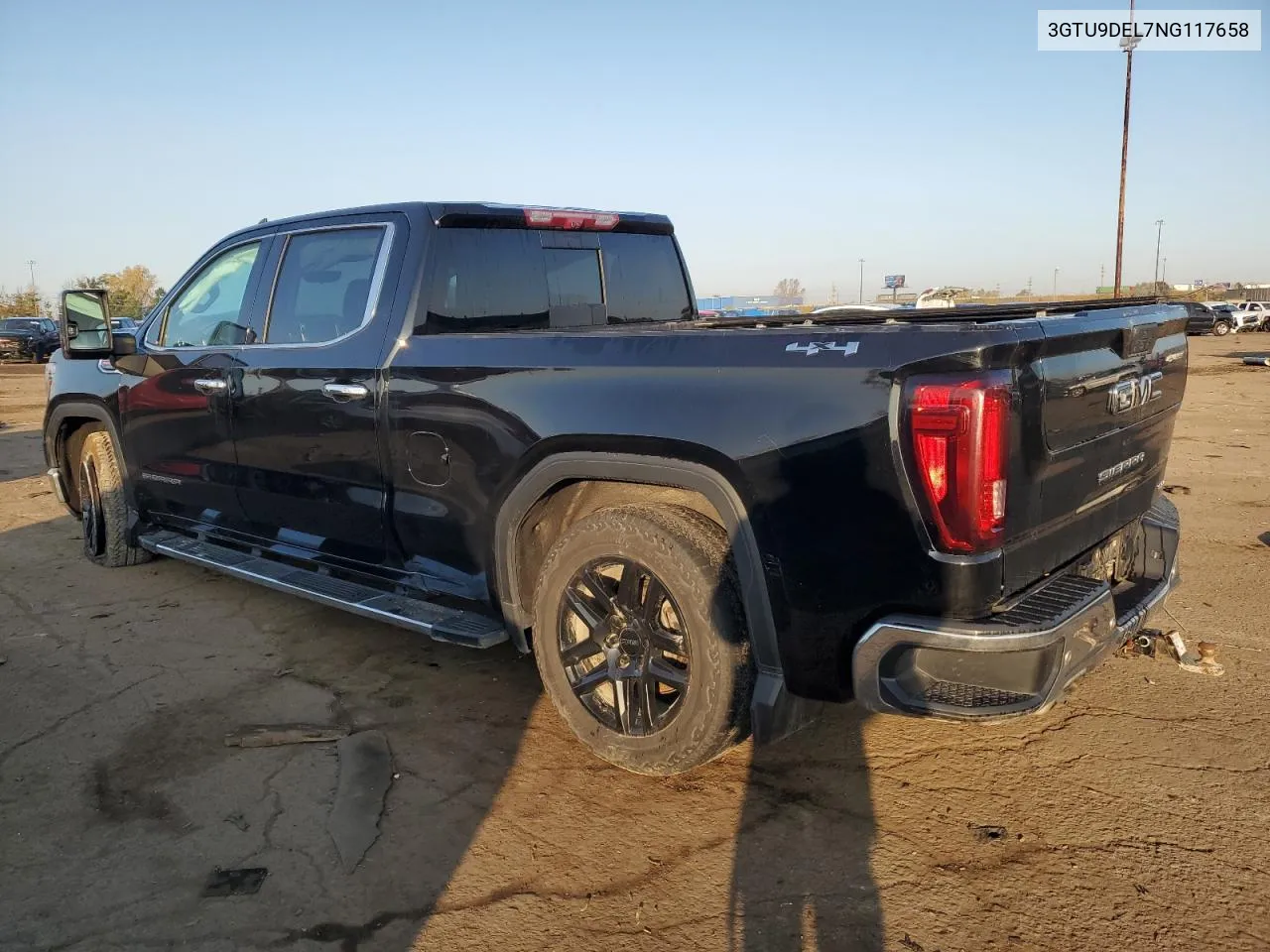 2022 GMC Sierra Limited K1500 Slt VIN: 3GTU9DEL7NG117658 Lot: 76325904