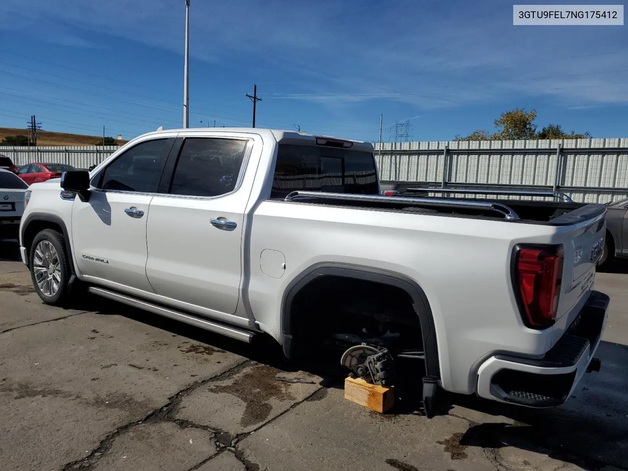 2022 GMC Sierra Limited K1500 Denali VIN: 3GTU9FEL7NG175412 Lot: 76951014