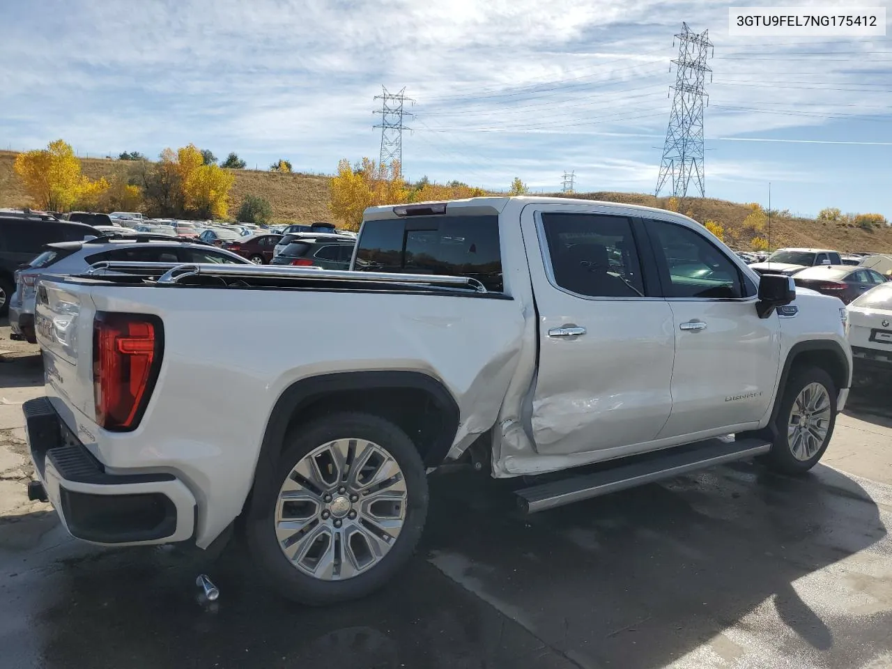 3GTU9FEL7NG175412 2022 GMC Sierra Limited K1500 Denali