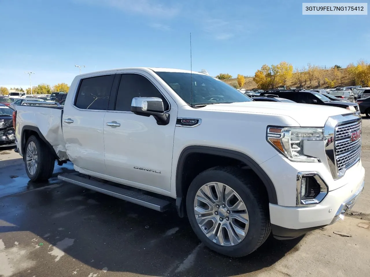 2022 GMC Sierra Limited K1500 Denali VIN: 3GTU9FEL7NG175412 Lot: 76951014