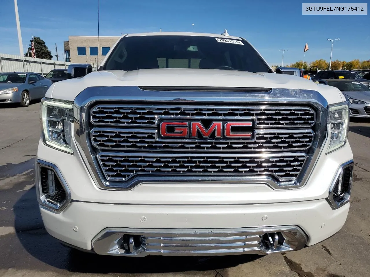 2022 GMC Sierra Limited K1500 Denali VIN: 3GTU9FEL7NG175412 Lot: 76951014