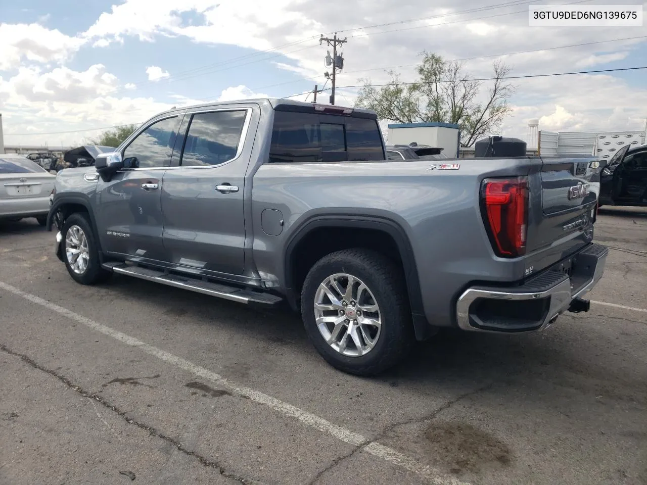 2022 GMC Sierra Limited K1500 Slt VIN: 3GTU9DED6NG139675 Lot: 77417764