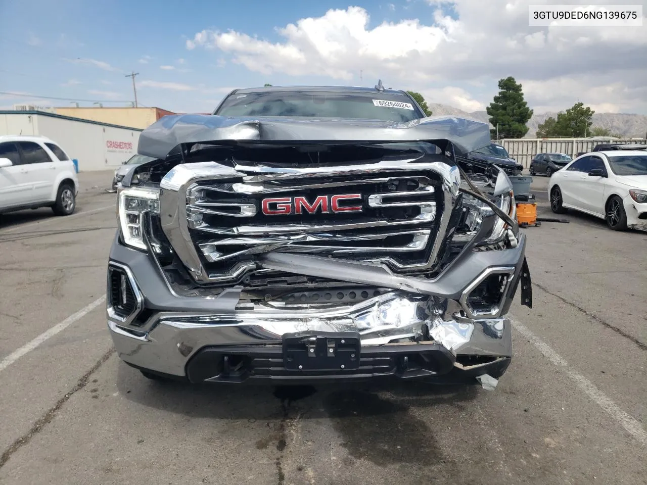 2022 GMC Sierra Limited K1500 Slt VIN: 3GTU9DED6NG139675 Lot: 77417764