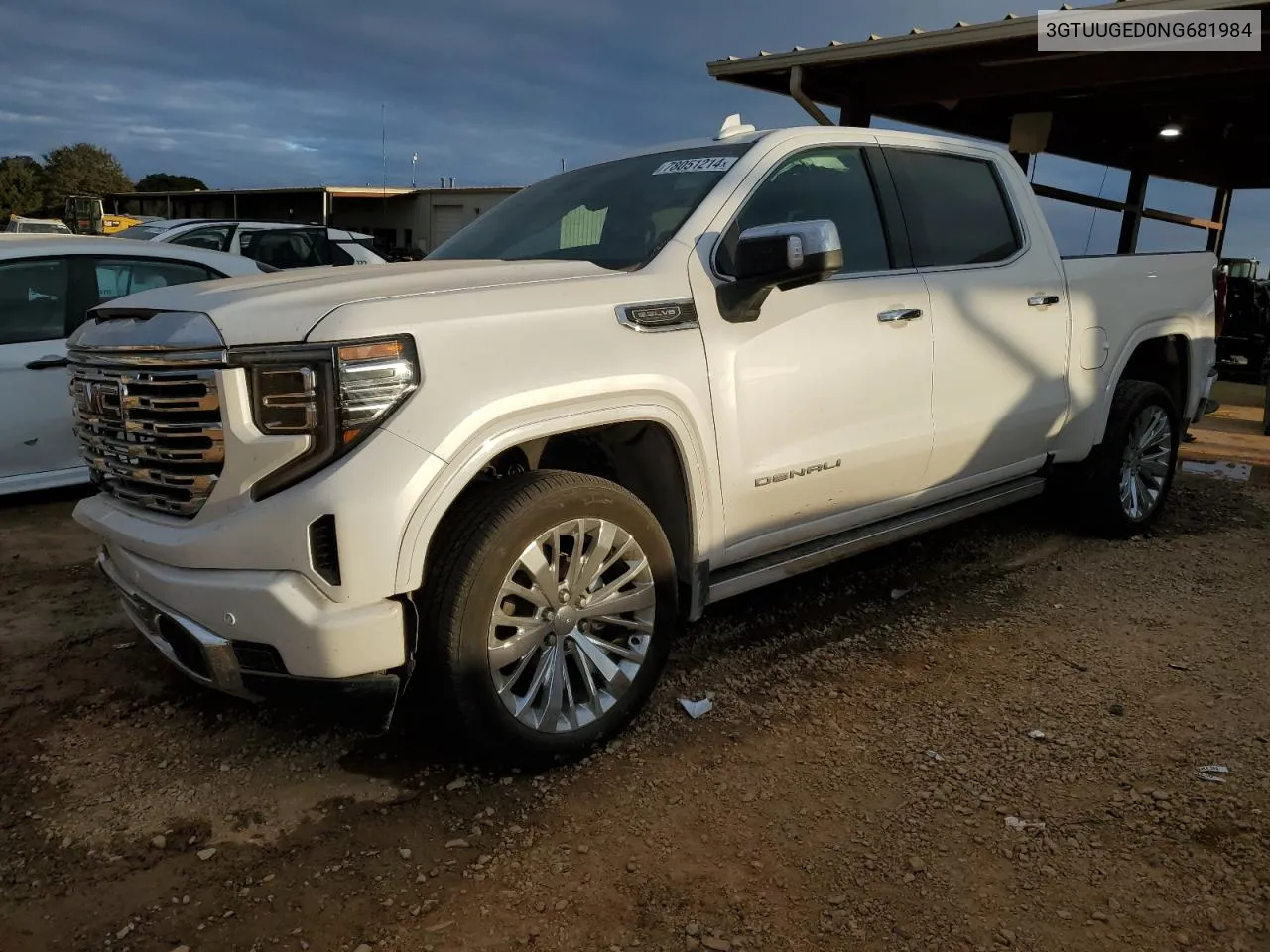 2022 GMC Sierra K1500 Denali VIN: 3GTUUGED0NG681984 Lot: 78051214