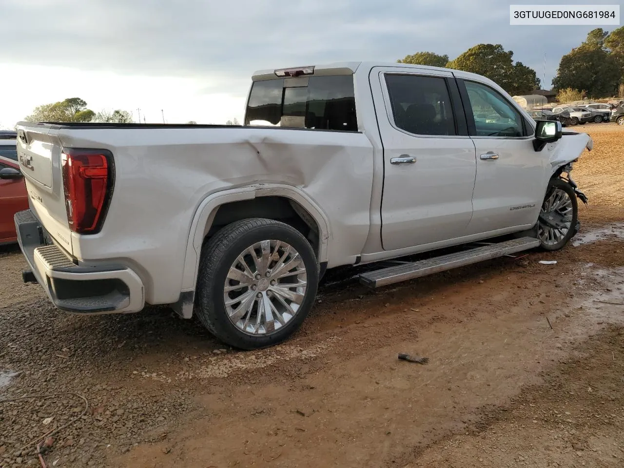 2022 GMC Sierra K1500 Denali VIN: 3GTUUGED0NG681984 Lot: 78051214