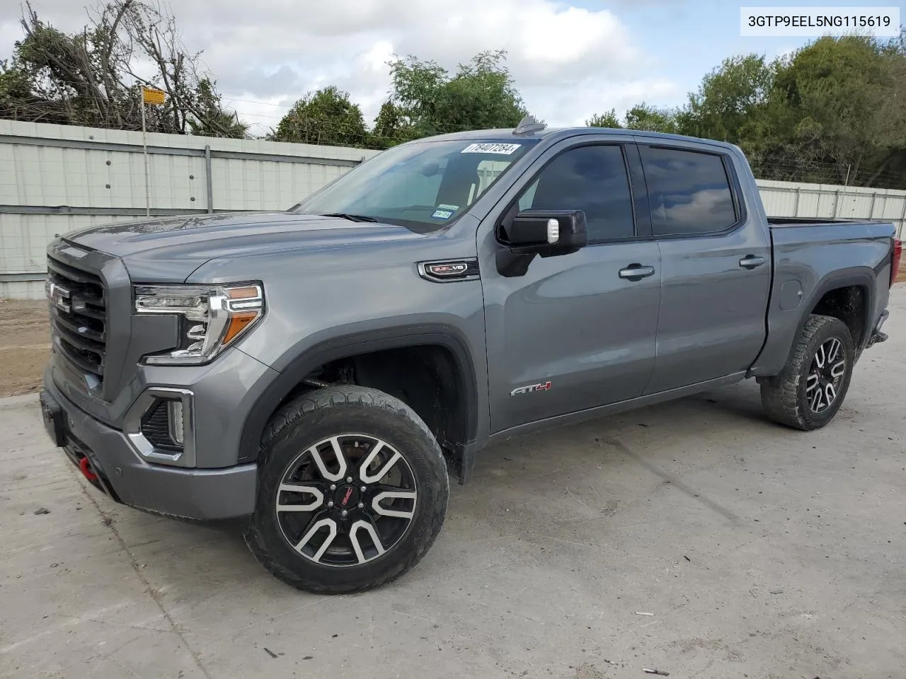 2022 GMC Sierra Limited K1500 At4 VIN: 3GTP9EEL5NG115619 Lot: 78407284