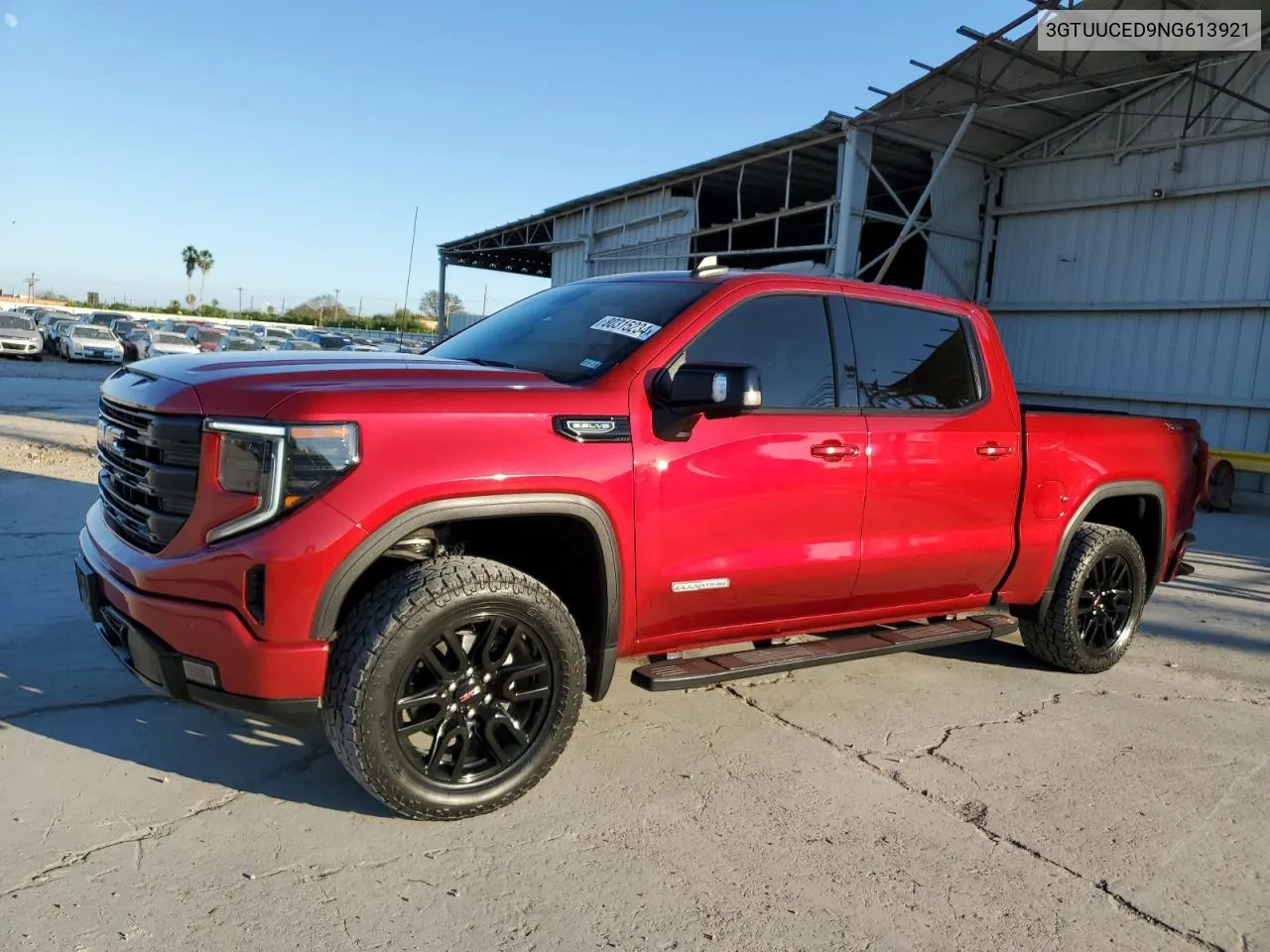 2022 GMC Sierra K1500 Elevation VIN: 3GTUUCED9NG613921 Lot: 80315234