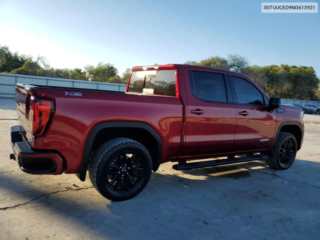 2022 GMC Sierra K1500 Elevation VIN: 3GTUUCED9NG613921 Lot: 80315234