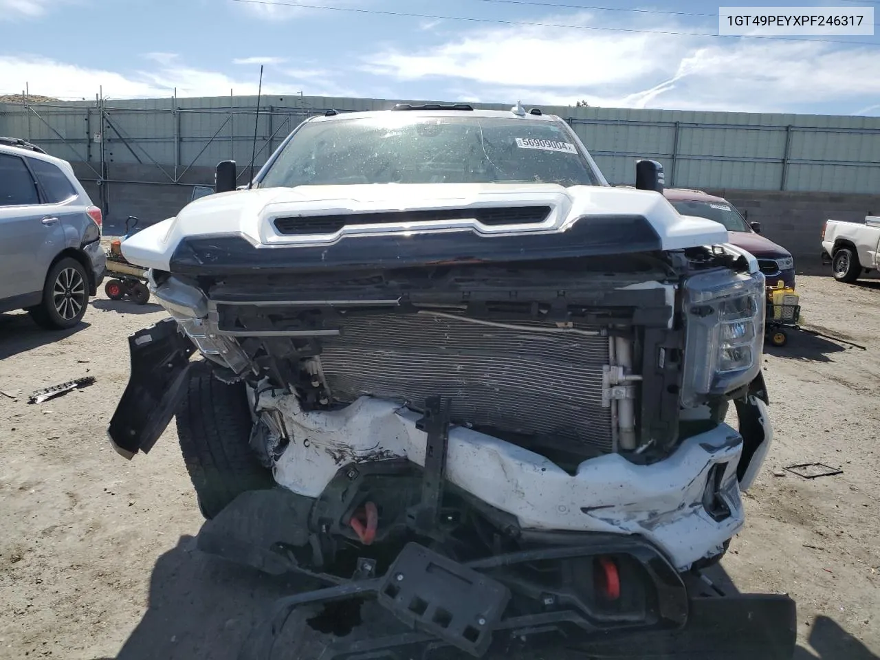 2023 GMC Sierra K2500 At4 VIN: 1GT49PEYXPF246317 Lot: 71303434