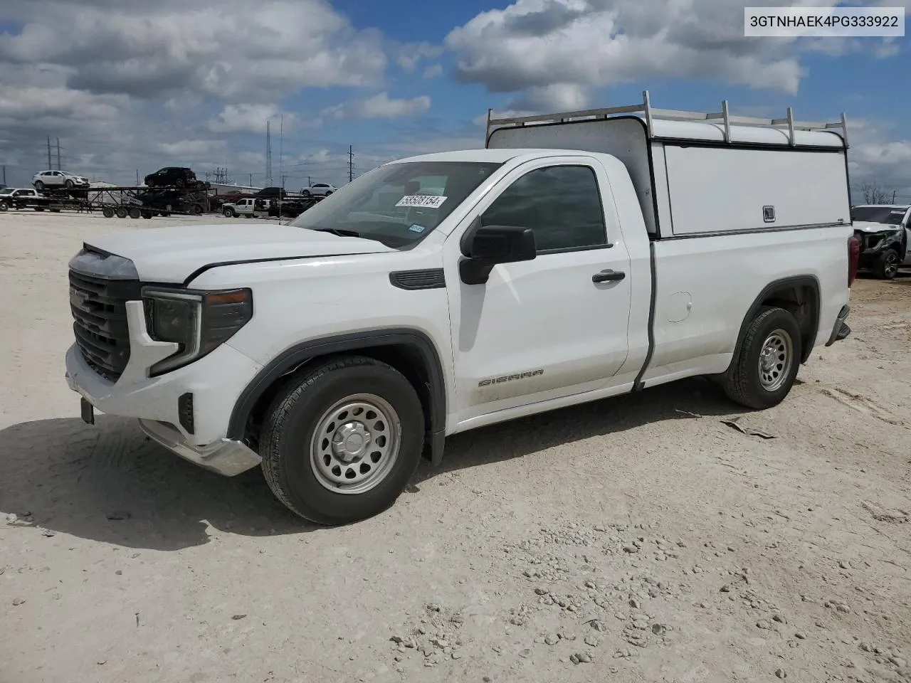 2023 GMC Sierra C1500 VIN: 3GTNHAEK4PG333922 Lot: 58508154