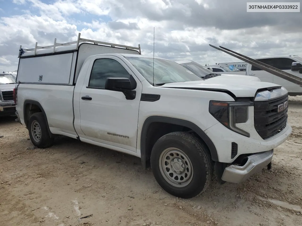 2023 GMC Sierra C1500 VIN: 3GTNHAEK4PG333922 Lot: 58508154