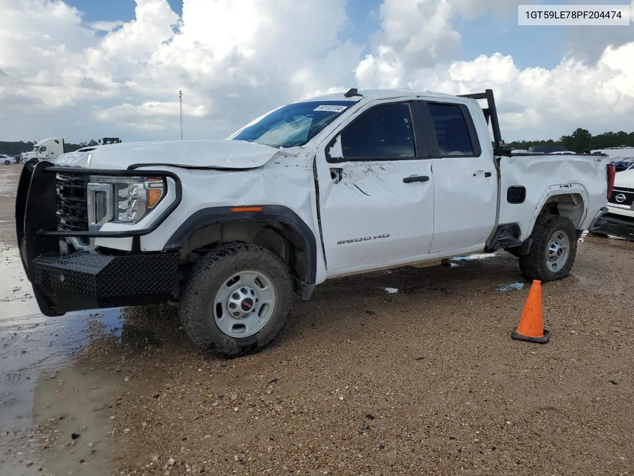 2023 GMC Sierra K2500 Heavy Duty VIN: 1GT59LE78PF204474 Lot: 60132234