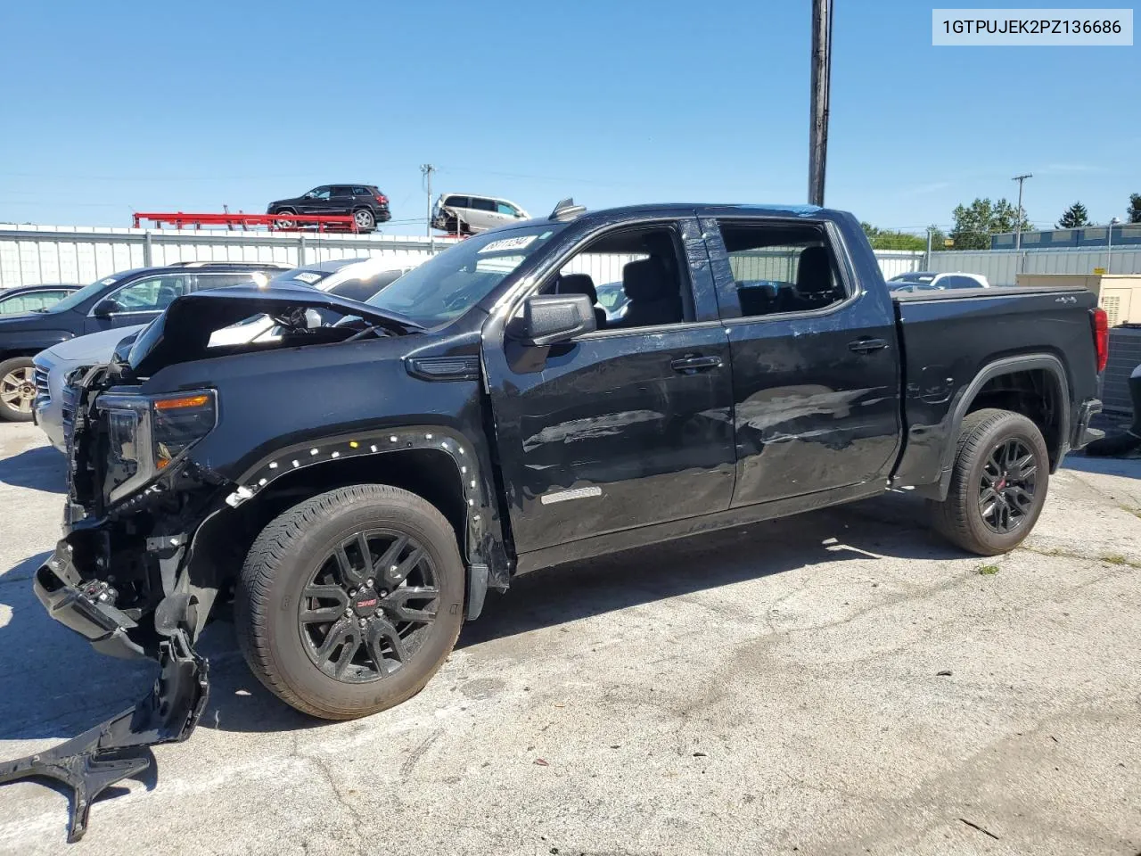 2023 GMC Sierra K1500 Elevation-L VIN: 1GTPUJEK2PZ136686 Lot: 68111294