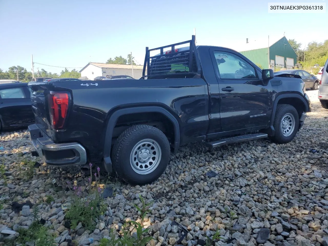 2023 GMC Sierra K1500 VIN: 3GTNUAEK3PG361318 Lot: 68617104