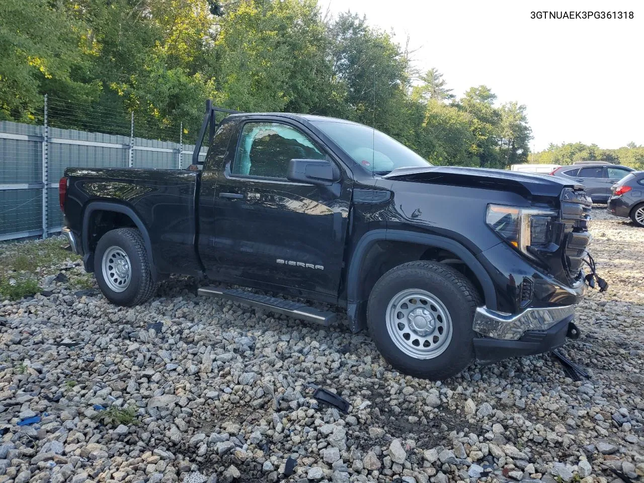 2023 GMC Sierra K1500 VIN: 3GTNUAEK3PG361318 Lot: 68617104