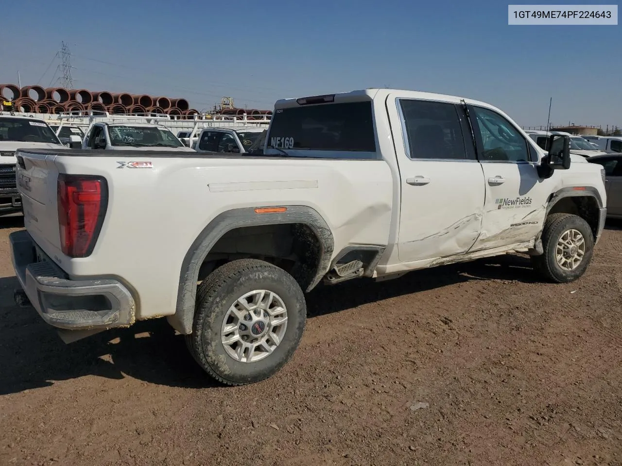 2023 GMC Sierra K2500 Sle VIN: 1GT49ME74PF224643 Lot: 71129234