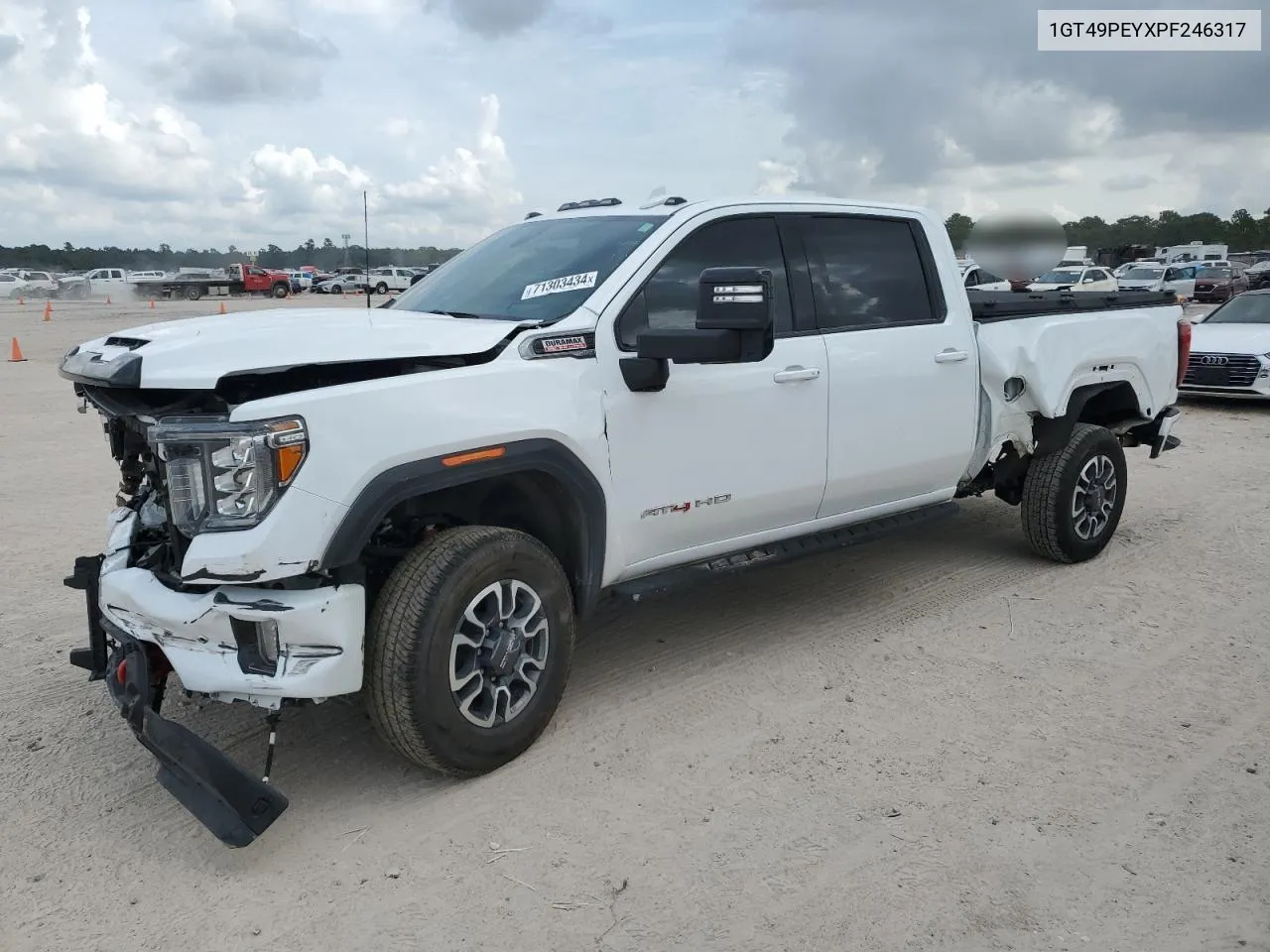 2023 GMC Sierra K2500 At4 VIN: 1GT49PEYXPF246317 Lot: 71303434