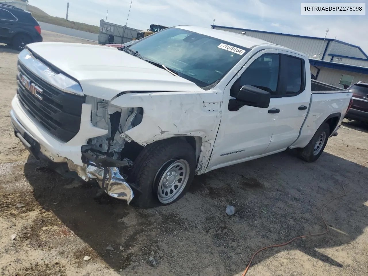 2023 GMC Sierra K1500 VIN: 1GTRUAED8PZ275098 Lot: 71579754