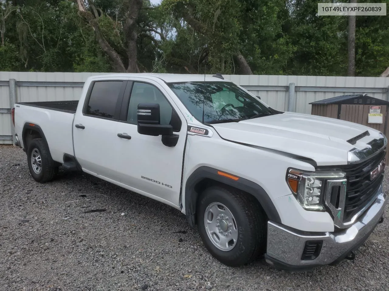 2023 GMC Sierra K2500 Heavy Duty VIN: 1GT49LEYXPF260839 Lot: 71703294