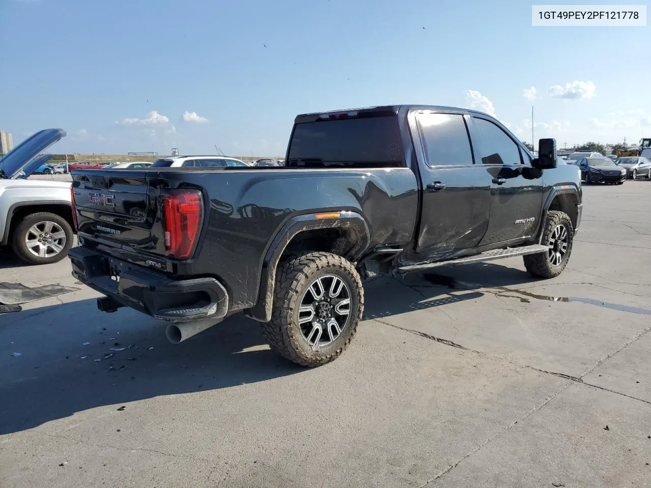 2023 GMC Sierra K2500 At4 VIN: 1GT49PEY2PF121778 Lot: 72121554