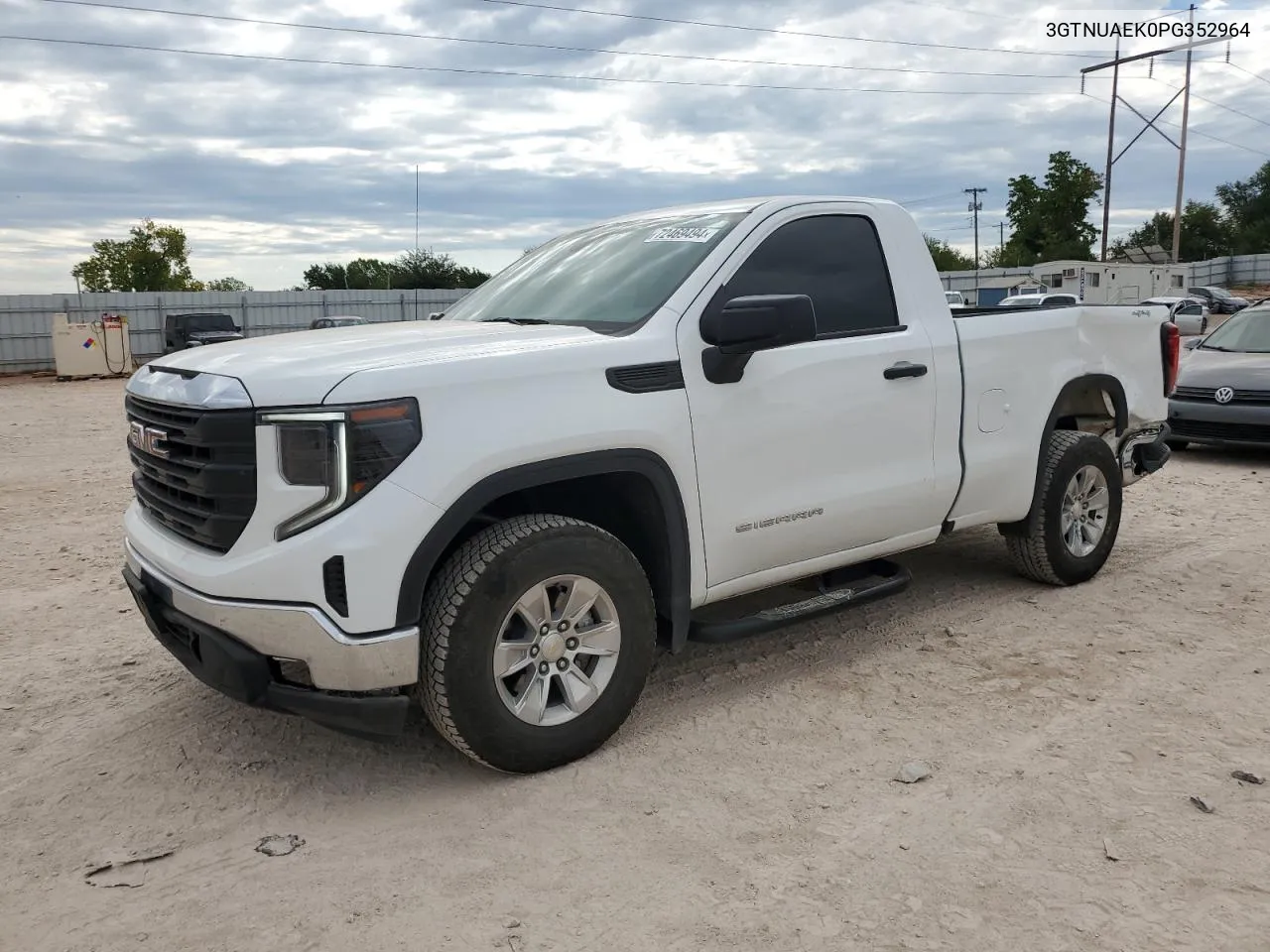 2023 GMC Sierra K1500 VIN: 3GTNUAEK0PG352964 Lot: 72469494