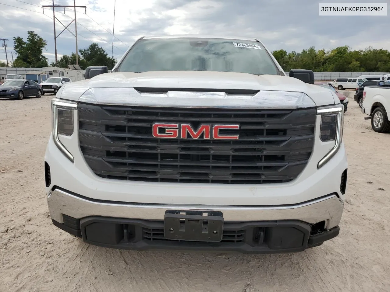 2023 GMC Sierra K1500 VIN: 3GTNUAEK0PG352964 Lot: 72469494