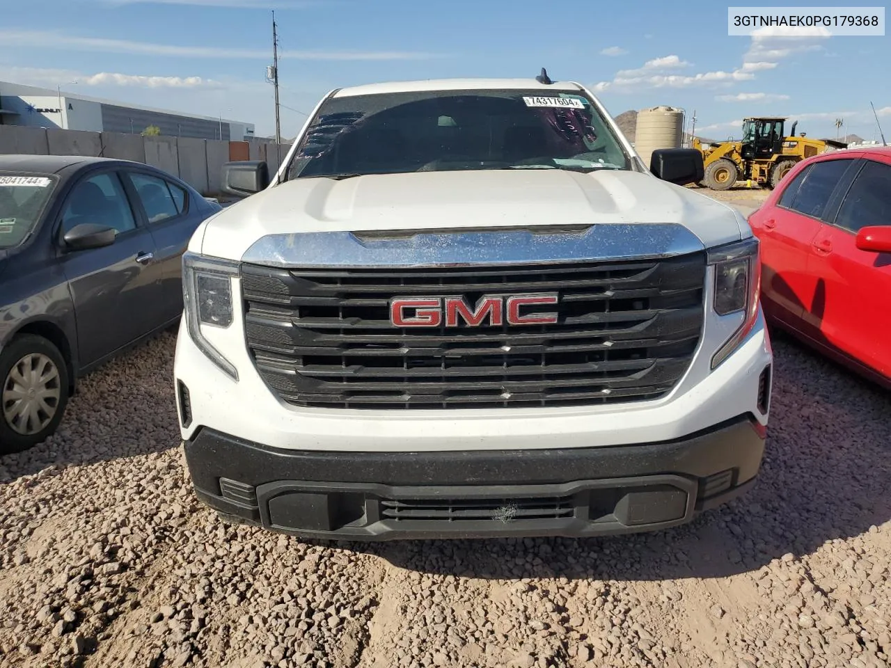 2023 GMC Sierra C1500 VIN: 3GTNHAEK0PG179368 Lot: 74317604