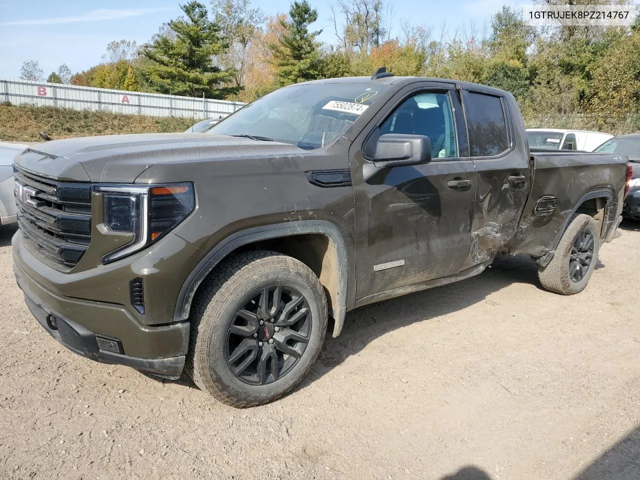 2023 GMC Sierra K1500 Elevation-L VIN: 1GTRUJEK8PZ214767 Lot: 75502874