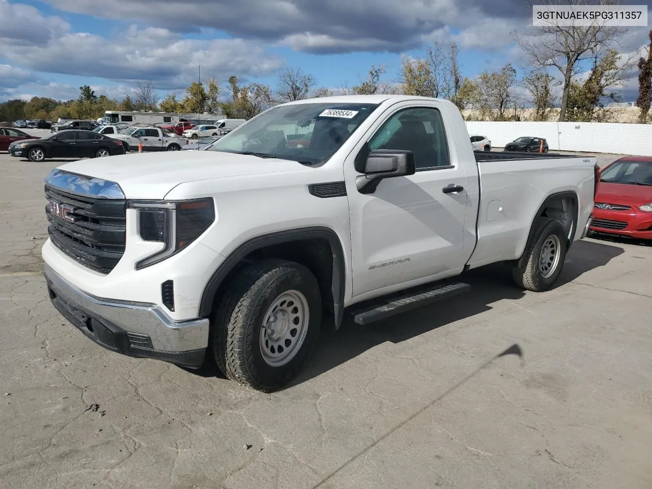 2023 GMC Sierra K1500 VIN: 3GTNUAEK5PG311357 Lot: 76389534