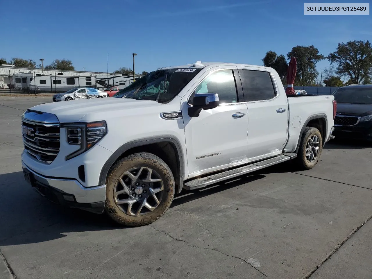 2023 GMC Sierra K1500 Slt VIN: 3GTUUDED3PG125489 Lot: 76909924