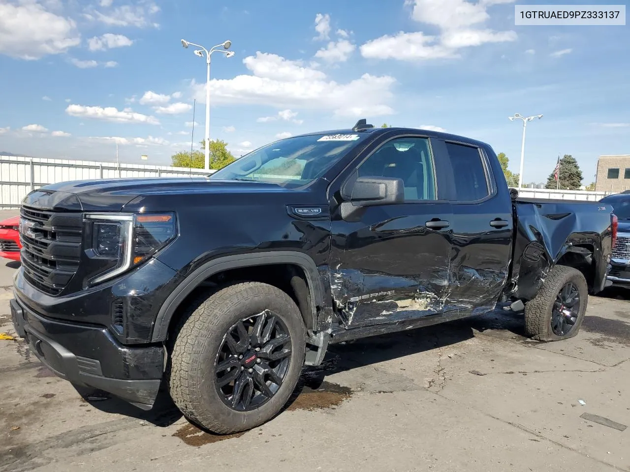 2023 GMC Sierra K1500 VIN: 1GTRUAED9PZ333137 Lot: 77353614