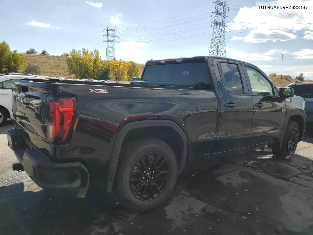 2023 GMC Sierra K1500 VIN: 1GTRUAED9PZ333137 Lot: 77353614