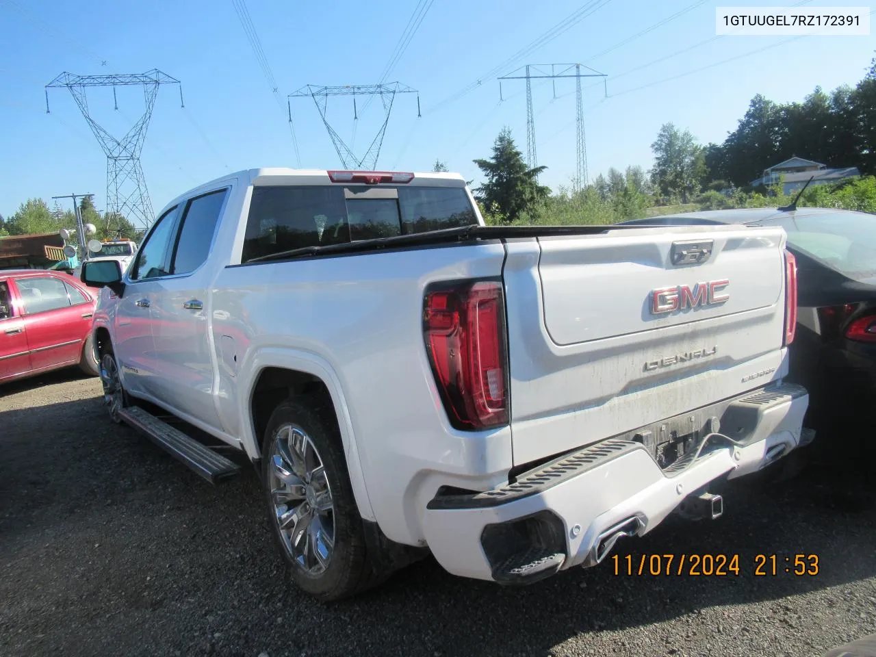 2024 GMC Sierra K1500 Denali VIN: 1GTUUGEL7RZ172391 Lot: 60626384