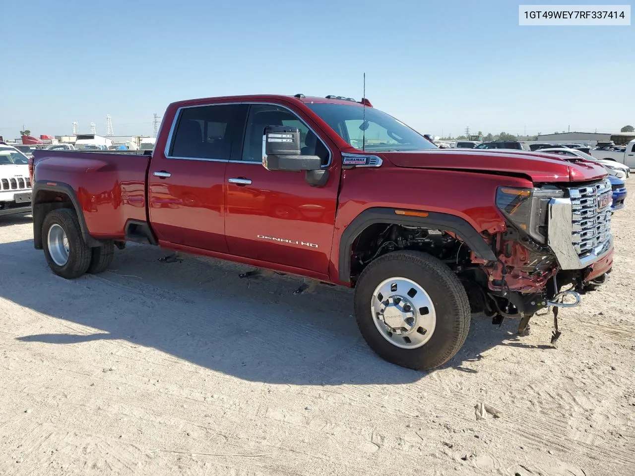 2024 GMC Sierra K3500 Denali VIN: 1GT49WEY7RF337414 Lot: 70697674