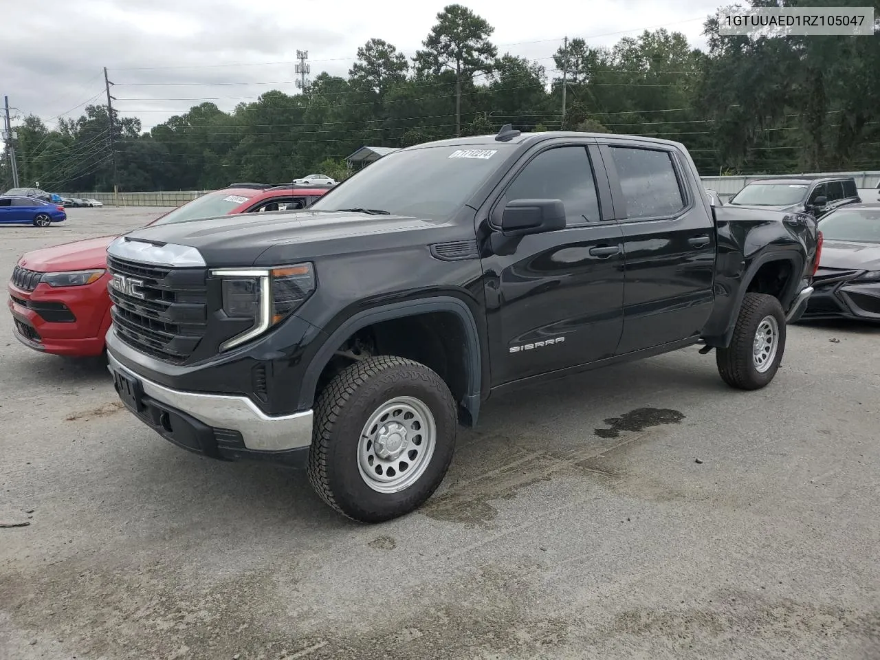 2024 GMC Sierra K1500 VIN: 1GTUUAED1RZ105047 Lot: 71712274