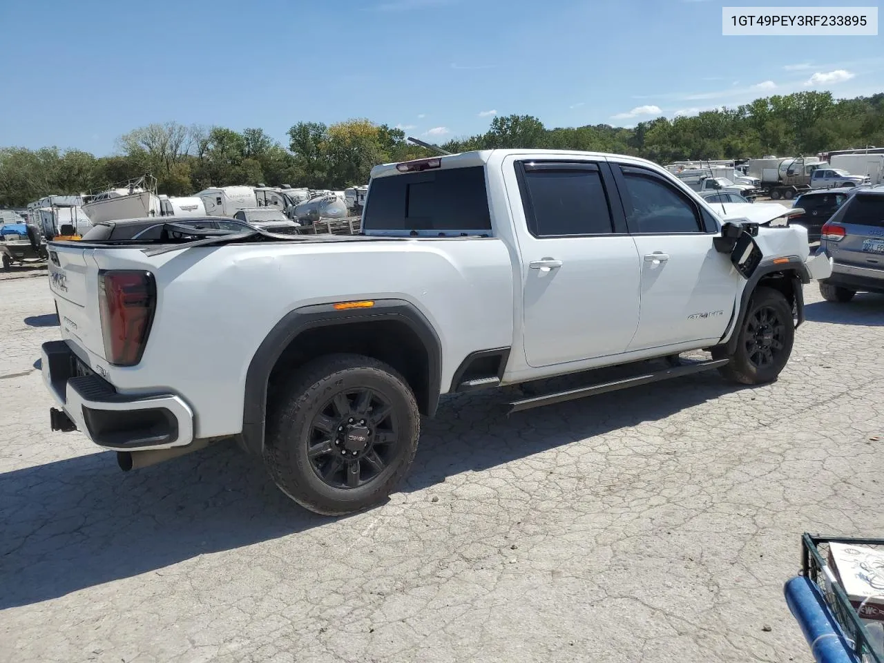 2024 GMC Sierra K2500 At4 VIN: 1GT49PEY3RF233895 Lot: 72211484