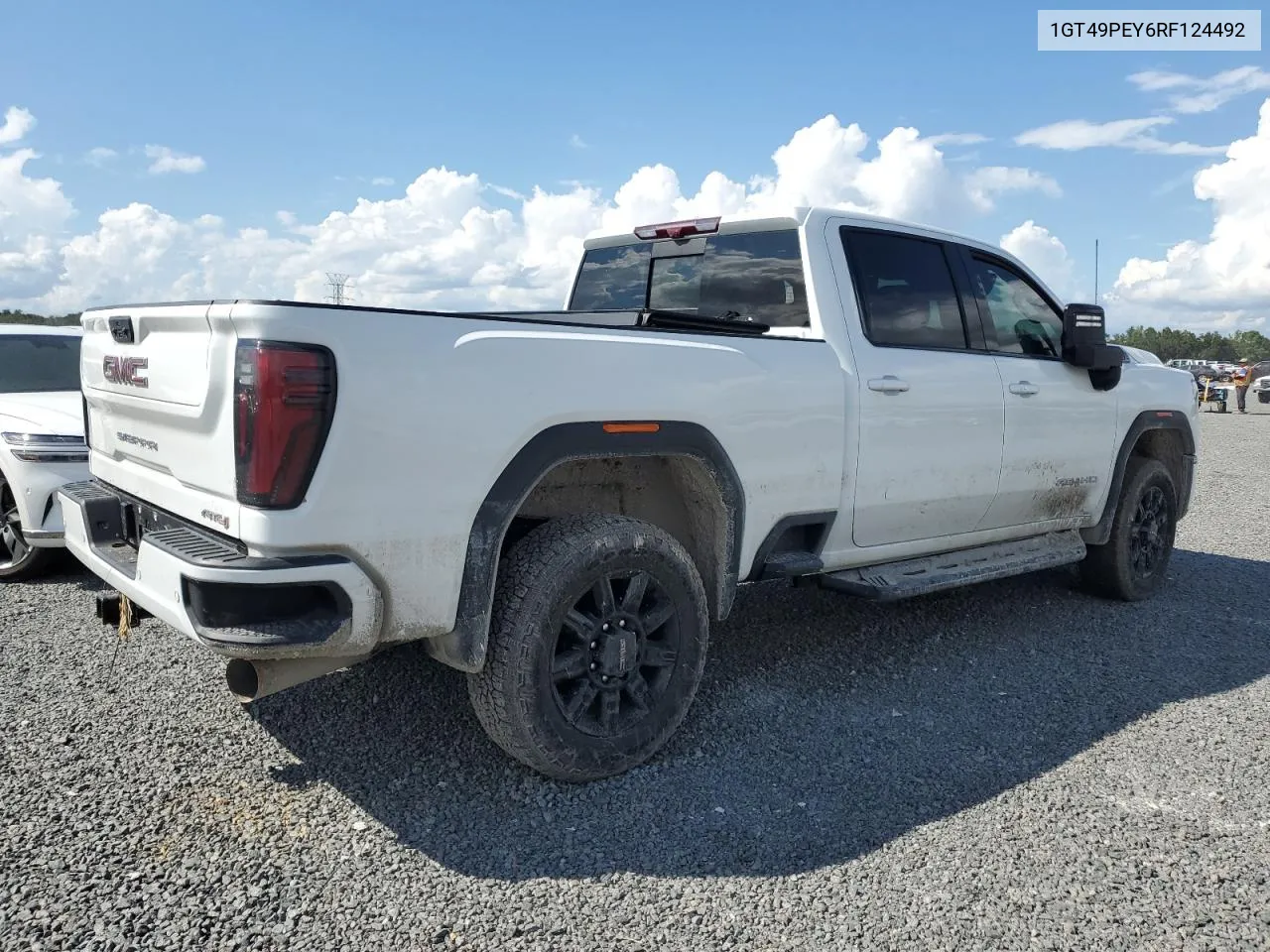 2024 GMC Sierra K2500 At4 VIN: 1GT49PEY6RF124492 Lot: 75862954