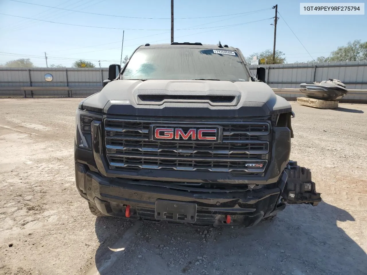 2024 GMC Sierra K2500 At4 VIN: 1GT49PEY9RF275794 Lot: 74359504