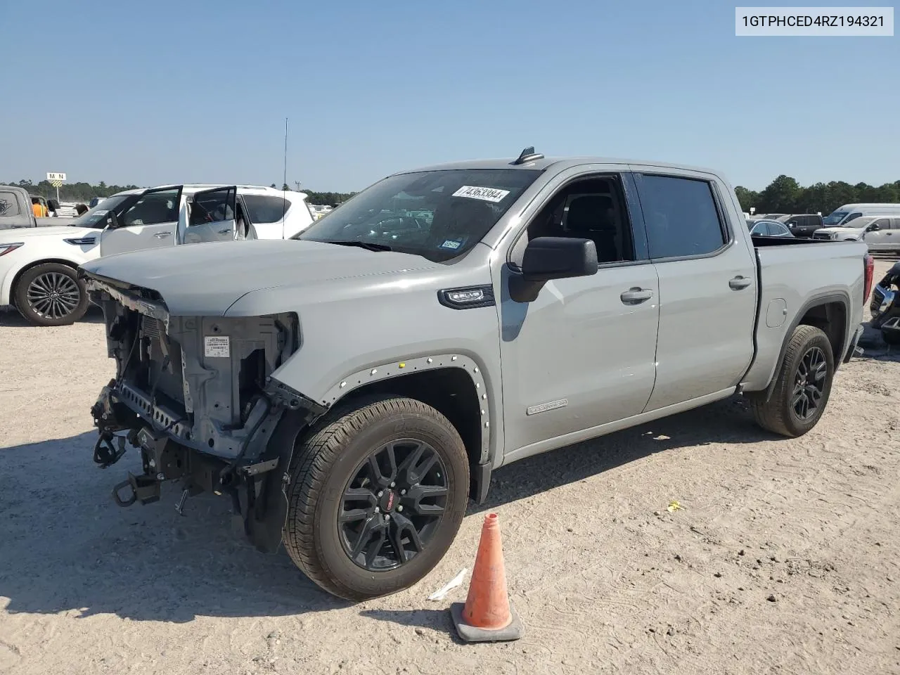 2024 GMC Sierra C1500 Elevation VIN: 1GTPHCED4RZ194321 Lot: 74363384