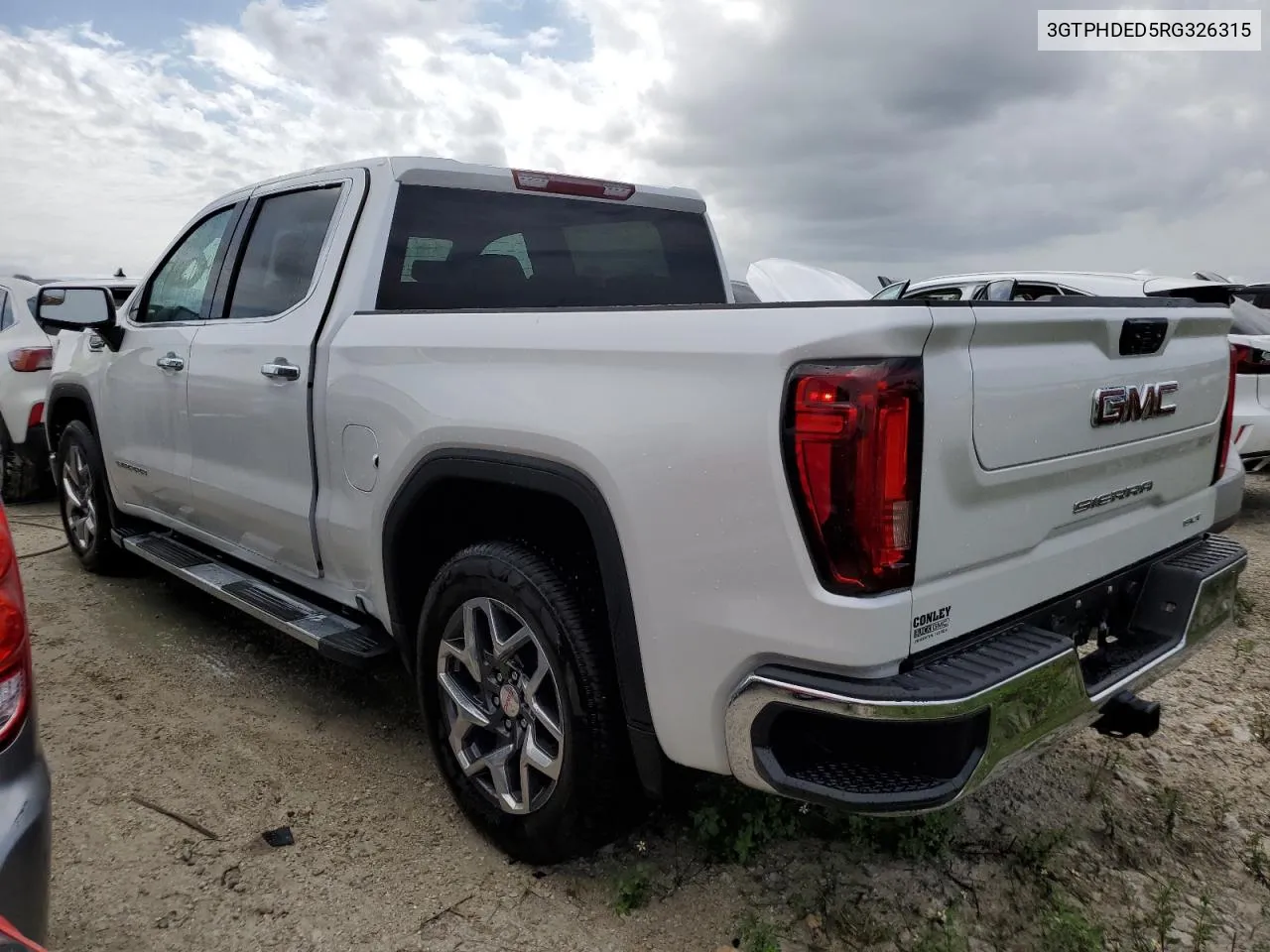 2024 GMC Sierra C1500 Slt VIN: 3GTPHDED5RG326315 Lot: 74567144