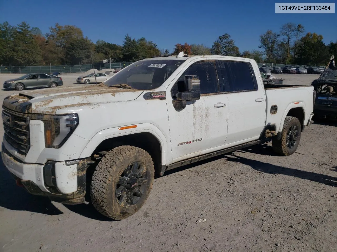 2024 GMC Sierra K3500 At4 VIN: 1GT49VEY2RF133484 Lot: 76456484