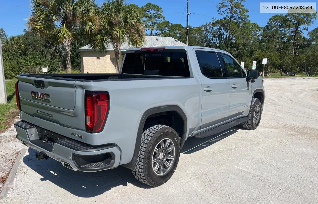 2024 GMC Sierra K1500 At4 VIN: 1GTUUEE80RZ243544 Lot: 78306434