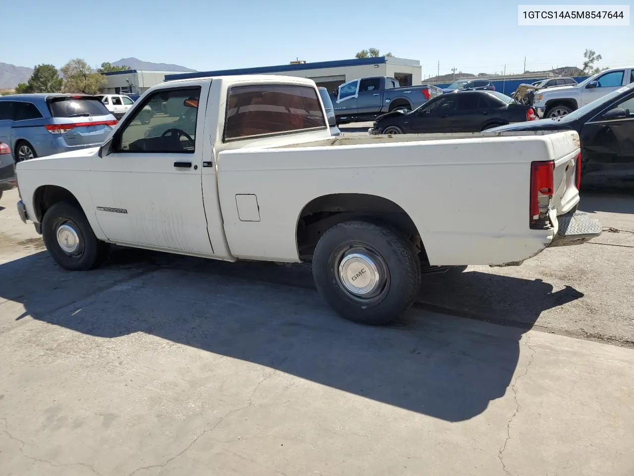 1991 GMC Sonoma VIN: 1GTCS14A5M8547644 Lot: 73222534