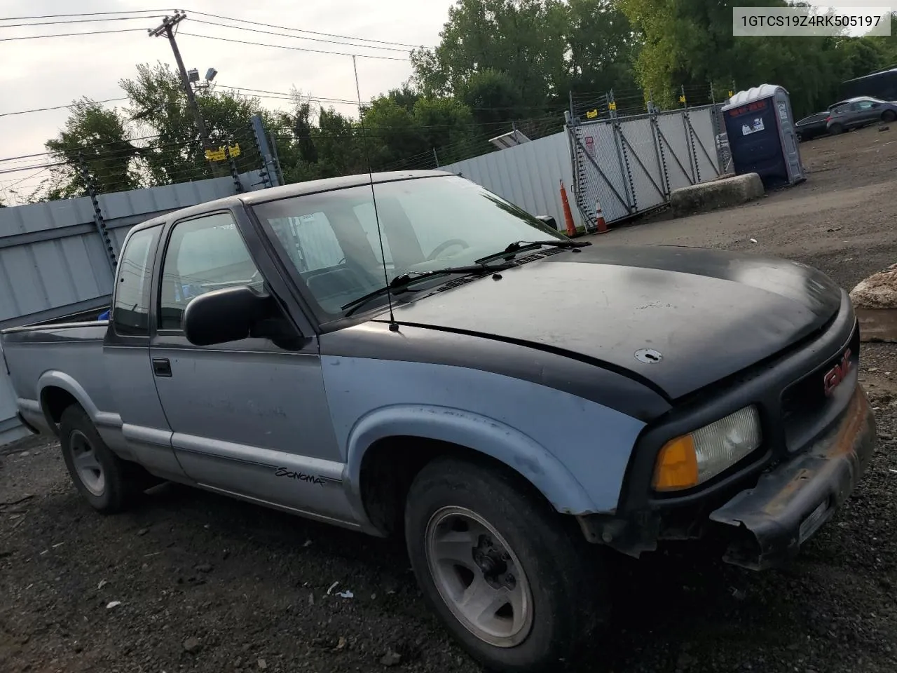 1994 GMC Sonoma VIN: 1GTCS19Z4RK505197 Lot: 70470204