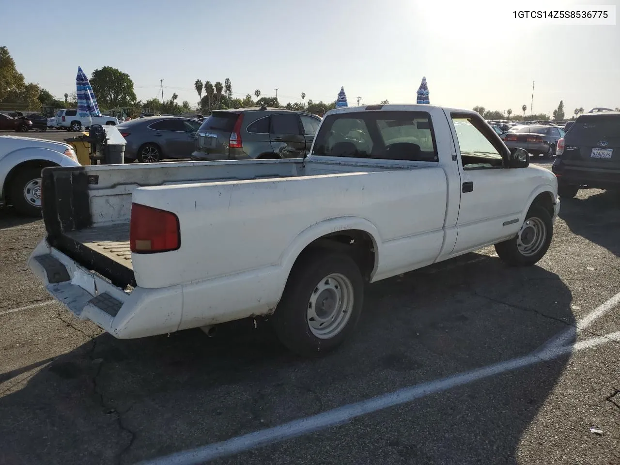 1995 GMC Sonoma VIN: 1GTCS14Z5S8536775 Lot: 77086374