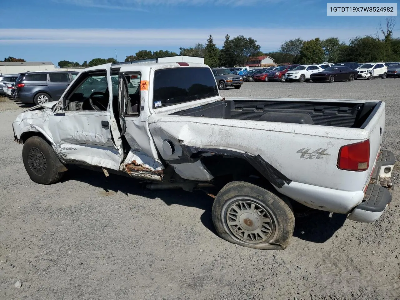 1998 GMC Sonoma VIN: 1GTDT19X7W8524982 Lot: 74506624