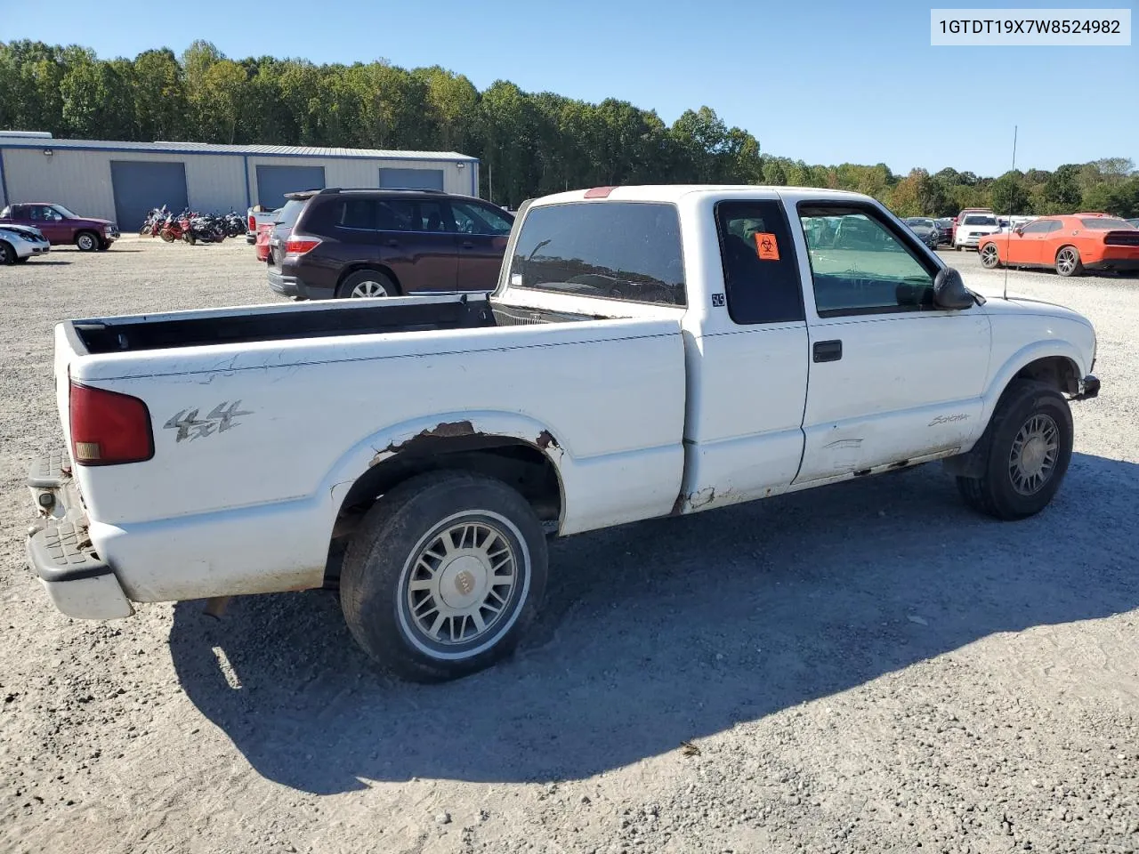 1998 GMC Sonoma VIN: 1GTDT19X7W8524982 Lot: 74506624